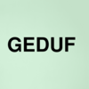 Stock geduf logo