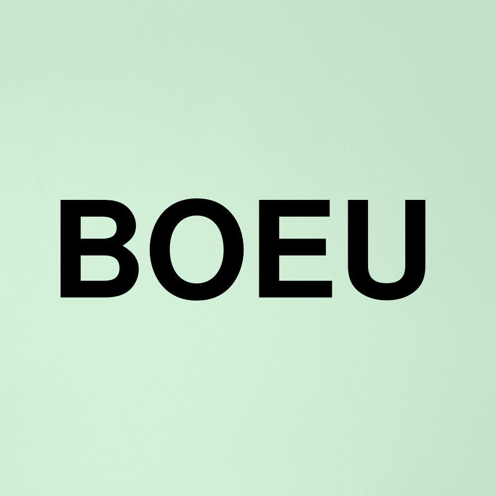 Stock boeu logo