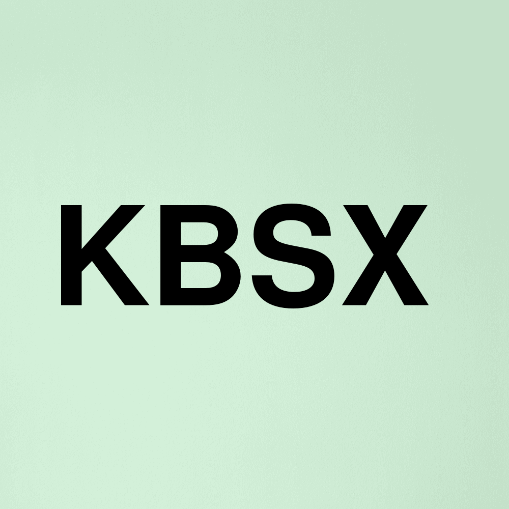 Stock kbsx logo
