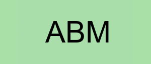 Stock abm logo