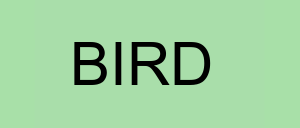 Stock bird logo