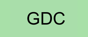 Stock gdc logo