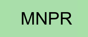 Stock mnpr logo