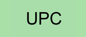 Stock upc logo